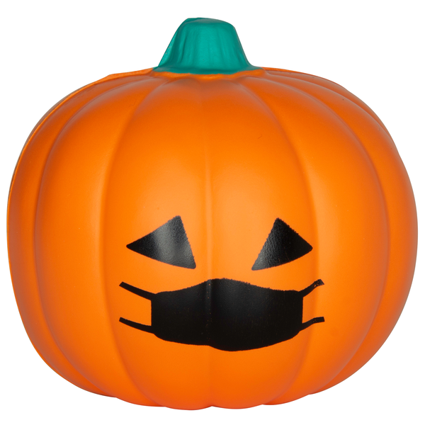 Pumpkin Jack O' Lantern PPE Mask Stress Reliever