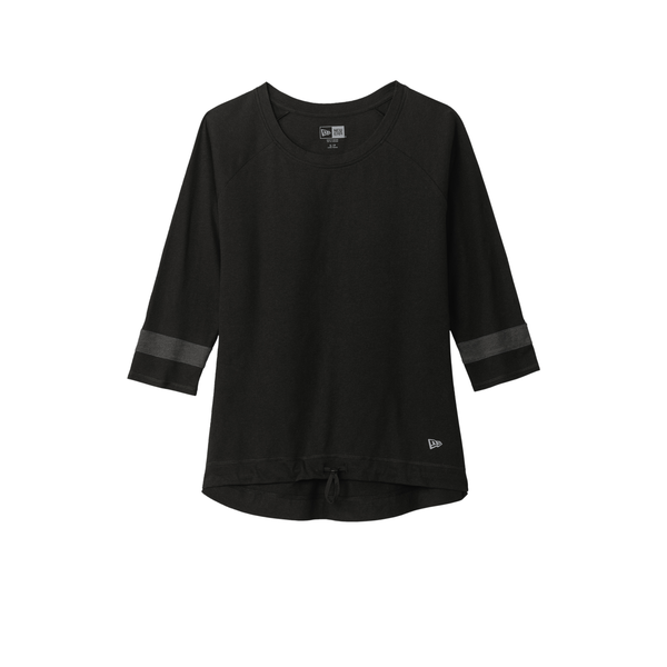 New Era® Tri-Blend 3/4 Sleeve Ladies' Tee