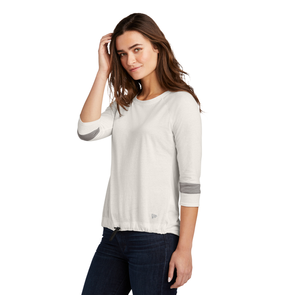New Era® Tri-Blend 3/4 Sleeve Ladies' Tee