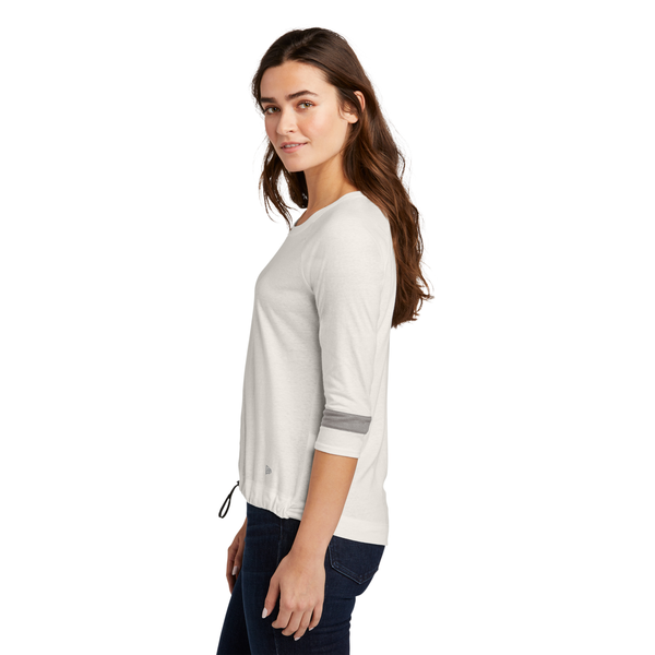 New Era® Tri-Blend 3/4 Sleeve Ladies' Tee