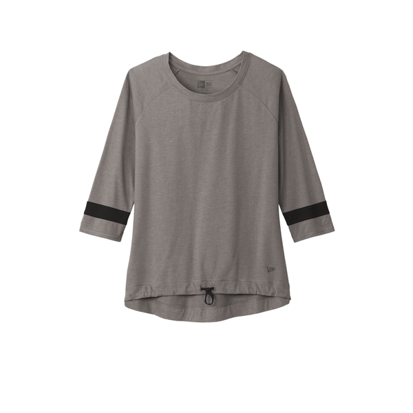 New Era® Tri-Blend 3/4 Sleeve Ladies' Tee