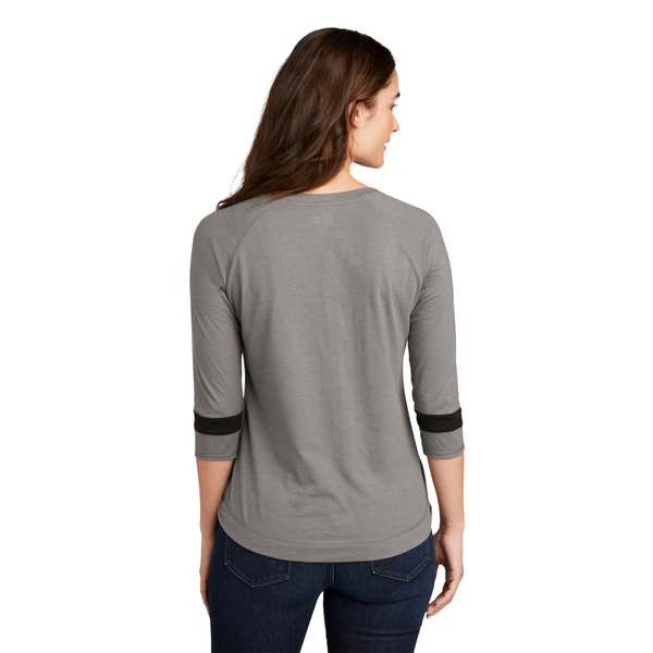 New Era® Tri-Blend 3/4 Sleeve Ladies' Tee