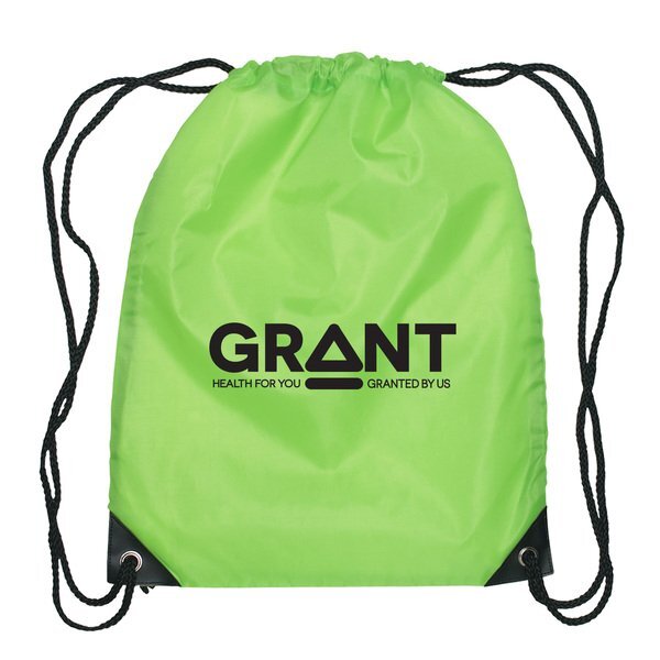 Broadway Polyester Drawstring Backpack