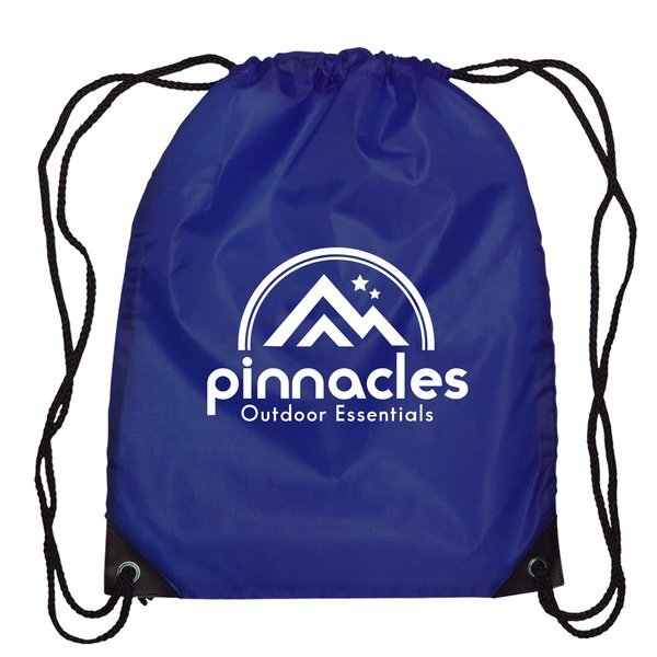 Broadway Polyester Drawstring Backpack