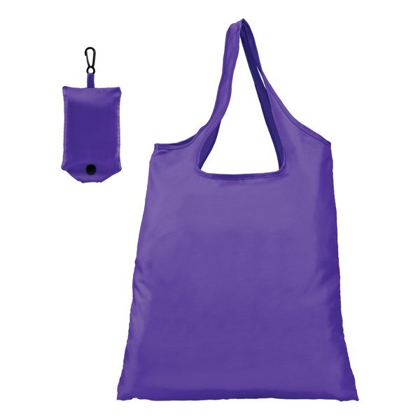 Santorini Polyester Foldaway Shopping Tote Bag