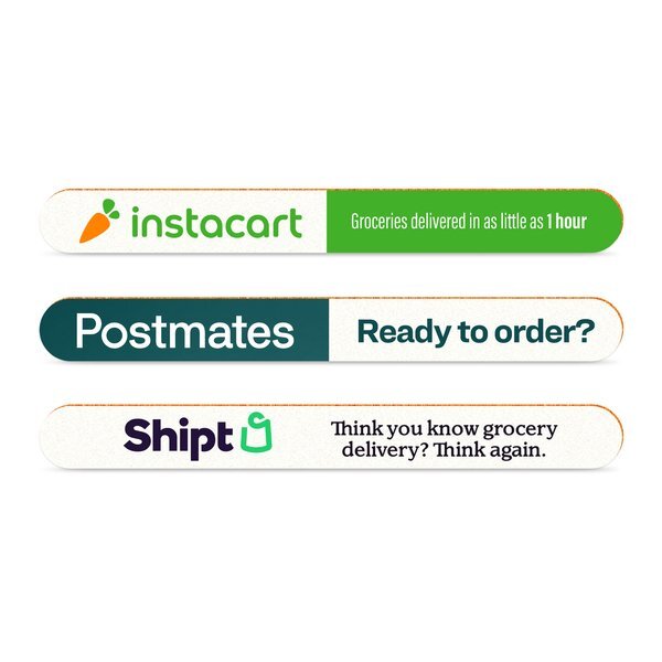 Large Emery Board, Full Color Imprint