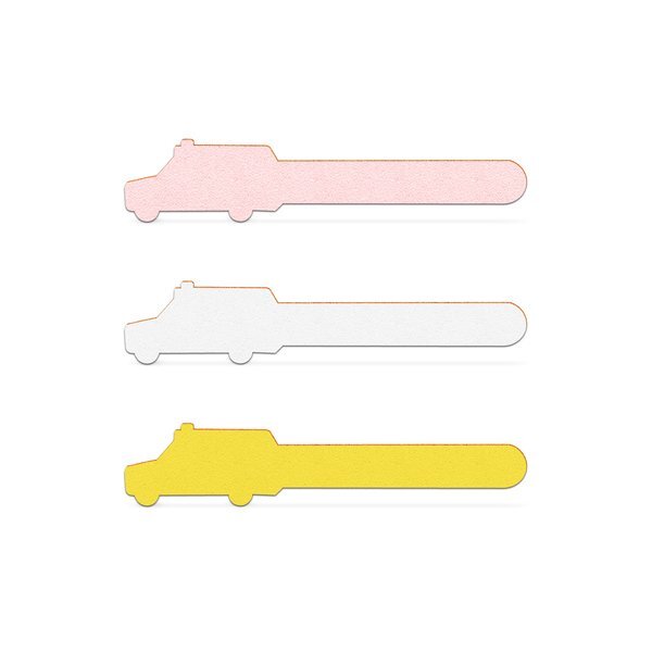 Horizontal Ambulance Emery Board, Full Color Imprint