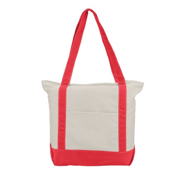 Zephyr Cotton Canvas Boat Tote Bag