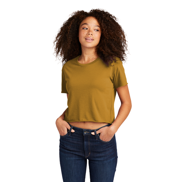 Next Level™ Festival Cali Poly/Cotton Ladies' Crop Tee