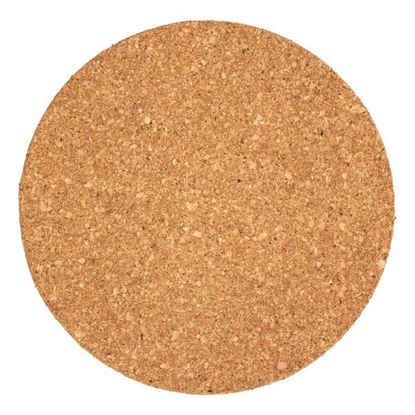 Deluxe Cork Coaster, 4-1/2"