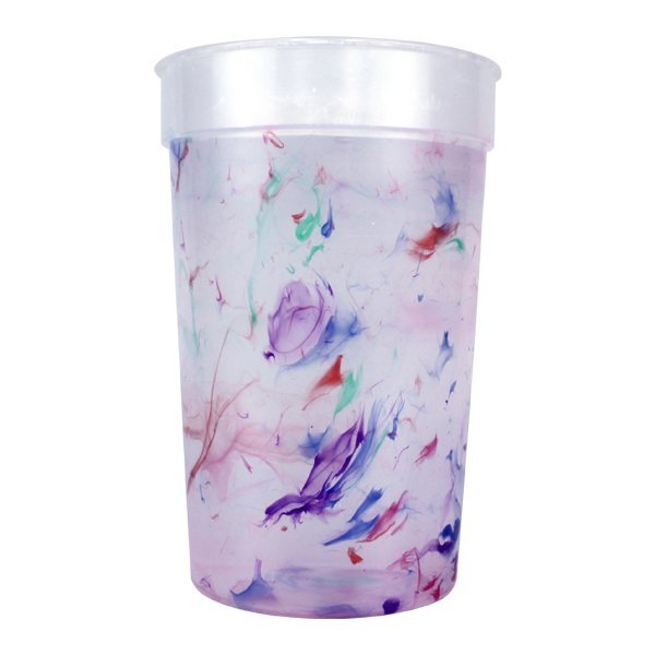 Rainbow Confetti Mood Color Changing Stadium Cup, 22oz.