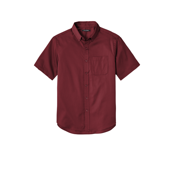 Port Authority® Short Sleeve SuperPro™ React™ Twill Men's Shirt