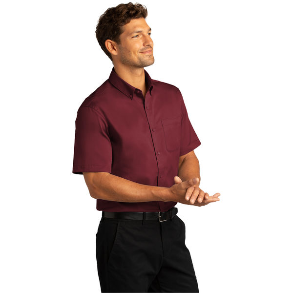 Port Authority® Short Sleeve SuperPro™ React™ Twill Men's Shirt