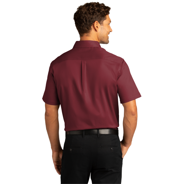 Port Authority® Short Sleeve SuperPro™ React™ Twill Men's Shirt