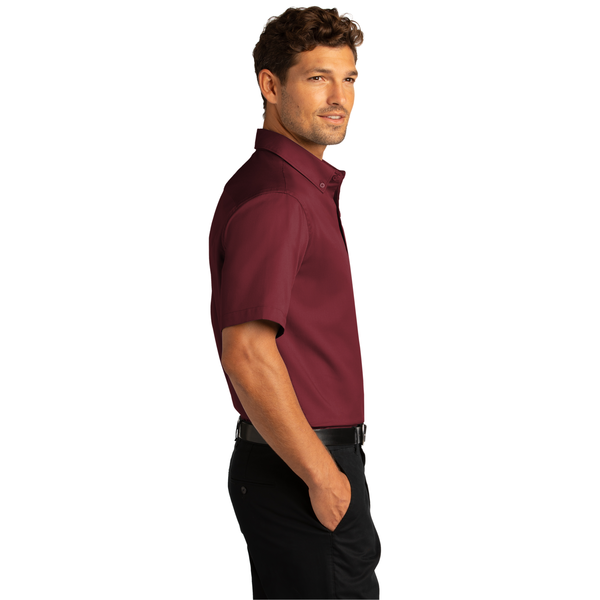 Port Authority® Short Sleeve SuperPro™ React™ Twill Men's Shirt
