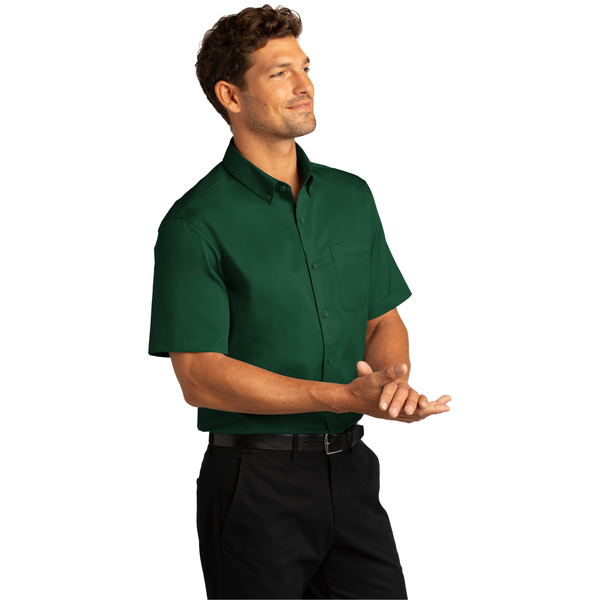 Port Authority® Short Sleeve SuperPro™ React™ Twill Men's Shirt