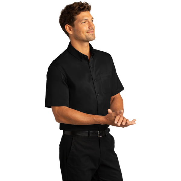Port Authority® Short Sleeve SuperPro™ React™ Twill Men's Shirt