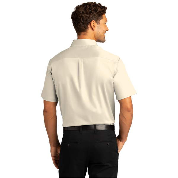 Port Authority® Short Sleeve SuperPro™ React™ Twill Men's Shirt