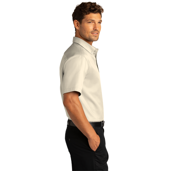 Port Authority® Short Sleeve SuperPro™ React™ Twill Men's Shirt