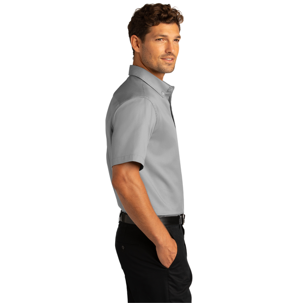 Port Authority® Short Sleeve SuperPro™ React™ Twill Men's Shirt