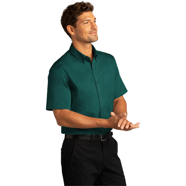 Port Authority® Short Sleeve SuperPro™ React™ Twill Men's Shirt