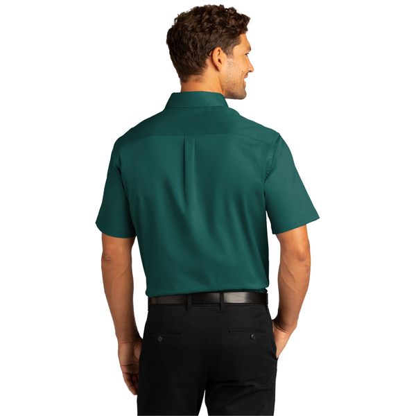 Port Authority® Short Sleeve SuperPro™ React™ Twill Men's Shirt