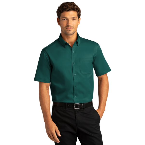 Port Authority® Short Sleeve SuperPro™ React™ Twill Men's Shirt