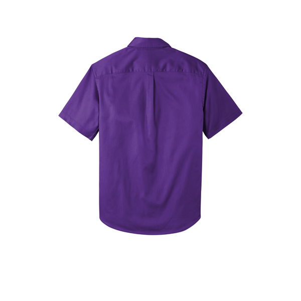 Port Authority® Short Sleeve SuperPro™ React™ Twill Men's Shirt
