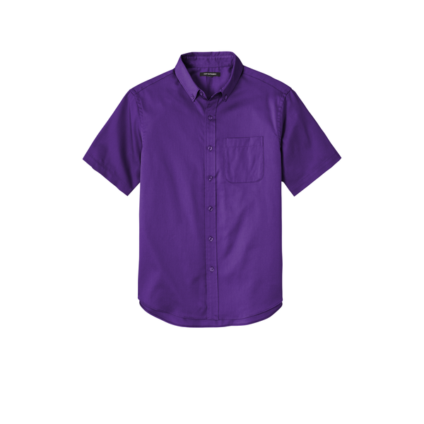 Port Authority® Short Sleeve SuperPro™ React™ Twill Men's Shirt
