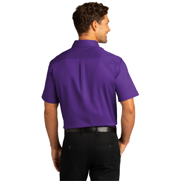 Port Authority® Short Sleeve SuperPro™ React™ Twill Men's Shirt