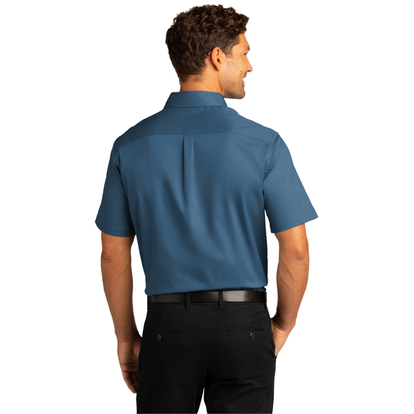 Port Authority® Short Sleeve SuperPro™ React™ Twill Men's Shirt