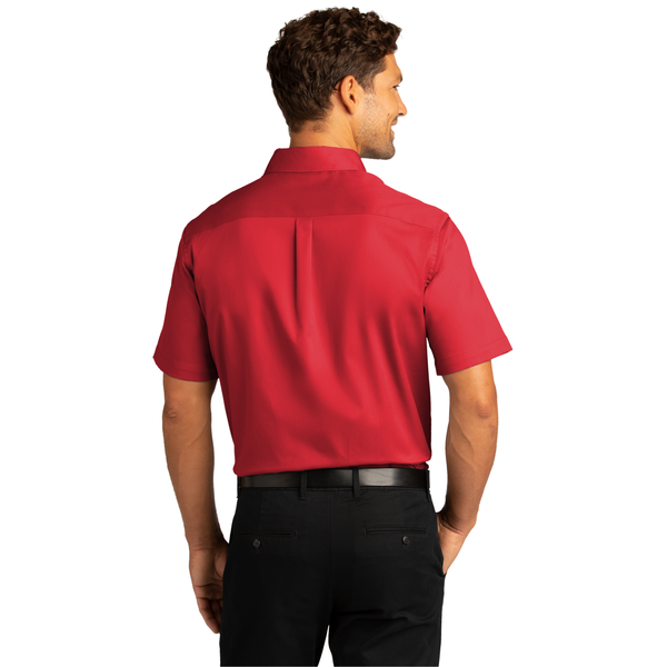 Port Authority® Short Sleeve SuperPro™ React™ Twill Men's Shirt