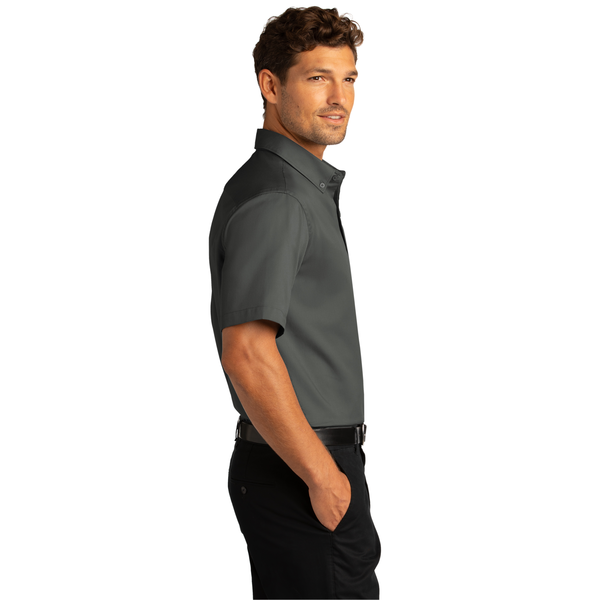 Port Authority® Short Sleeve SuperPro™ React™ Twill Men's Shirt