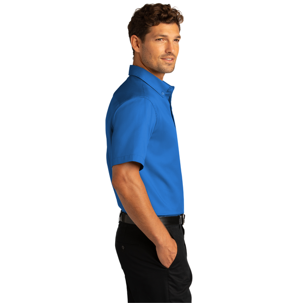 Port Authority® Short Sleeve SuperPro™ React™ Twill Men's Shirt