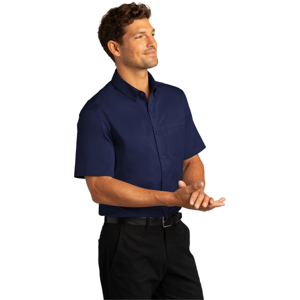 Port Authority® Short Sleeve SuperPro™ React™ Twill Men's Shirt