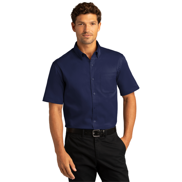 Port Authority® Short Sleeve SuperPro™ React™ Twill Men's Shirt