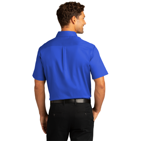 Port Authority® Short Sleeve SuperPro™ React™ Twill Men's Shirt