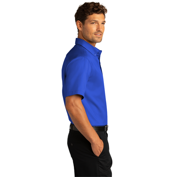Port Authority® Short Sleeve SuperPro™ React™ Twill Men's Shirt