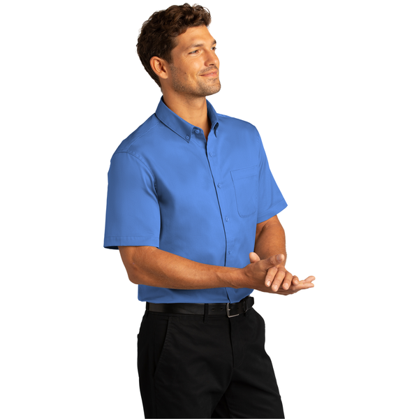 Port Authority® Short Sleeve SuperPro™ React™ Twill Men's Shirt