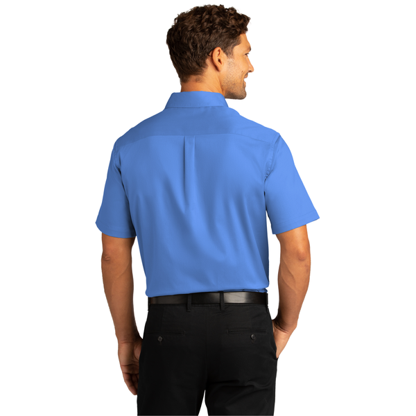 Port Authority® Short Sleeve SuperPro™ React™ Twill Men's Shirt