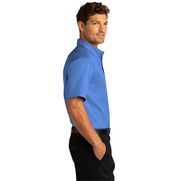 Port Authority® Short Sleeve SuperPro™ React™ Twill Men's Shirt
