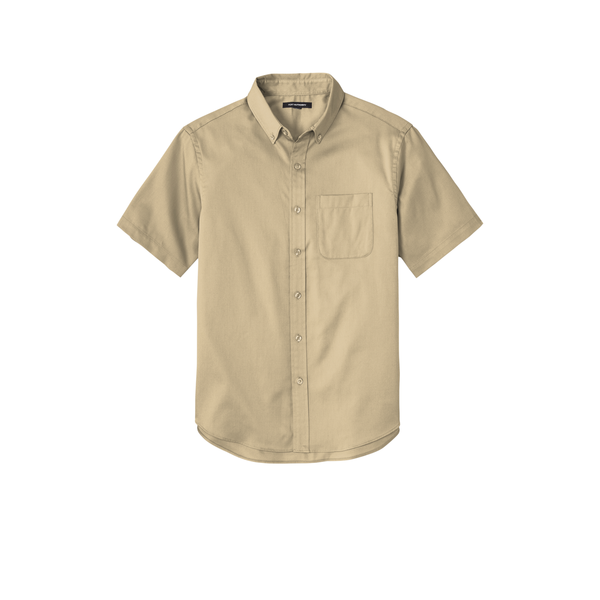 Port Authority® Short Sleeve SuperPro™ React™ Twill Men's Shirt