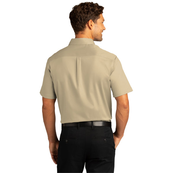 Port Authority® Short Sleeve SuperPro™ React™ Twill Men's Shirt
