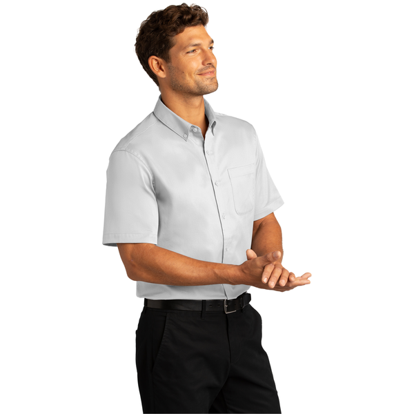 Port Authority® Short Sleeve SuperPro™ React™ Twill Men's Shirt