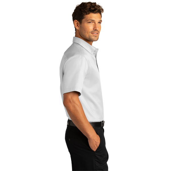 Port Authority® Short Sleeve SuperPro™ React™ Twill Men's Shirt