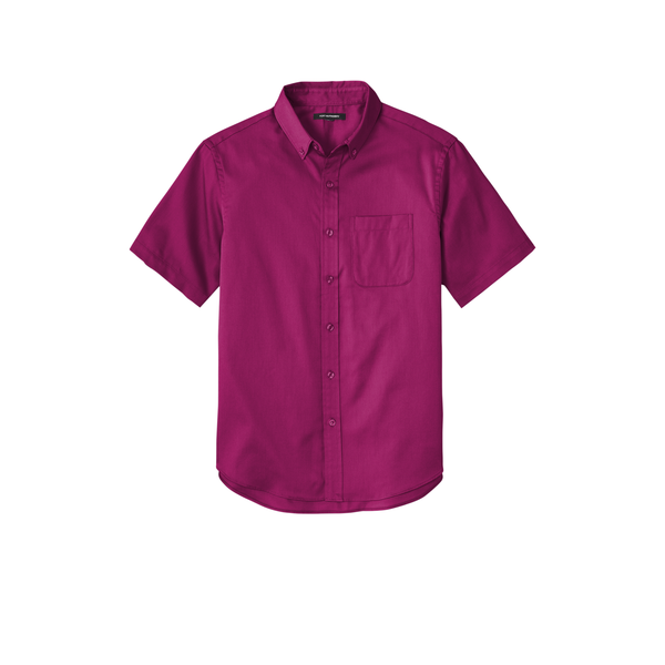 Port Authority® Short Sleeve SuperPro™ React™ Twill Men's Shirt