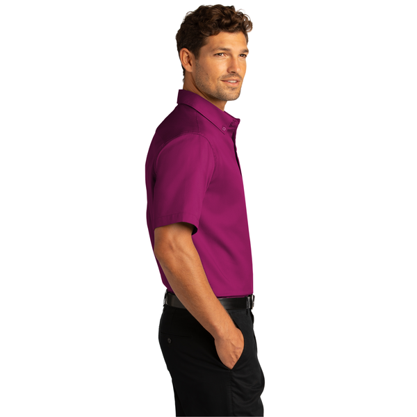 Port Authority® Short Sleeve SuperPro™ React™ Twill Men's Shirt