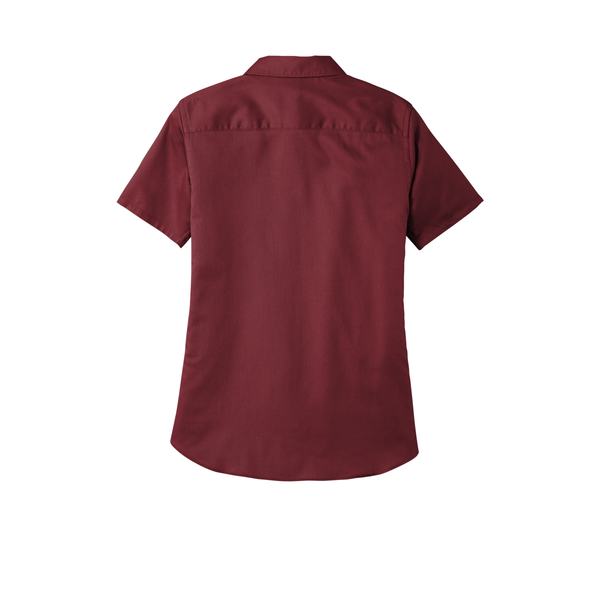 Port Authority® Short Sleeve SuperPro™ React™ Twill Ladies' Shirt