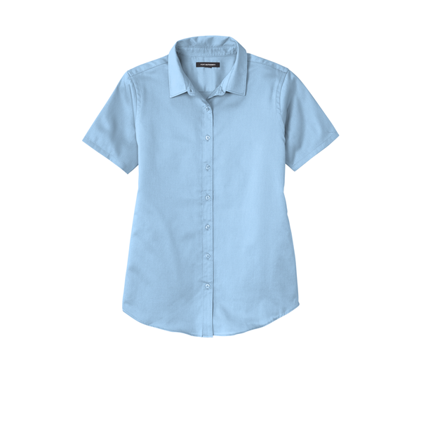 Port Authority® Short Sleeve SuperPro™ React™ Twill Ladies' Shirt
