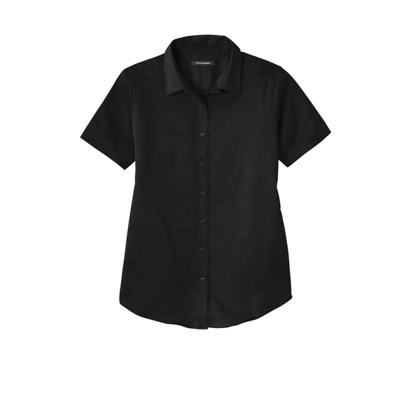 Port Authority® Short Sleeve SuperPro™ React™ Twill Ladies' Shirt